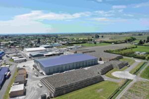 Exterior view of Mr Apple’s smart coolstore facility in Hawke’s Bay, New Zealand.