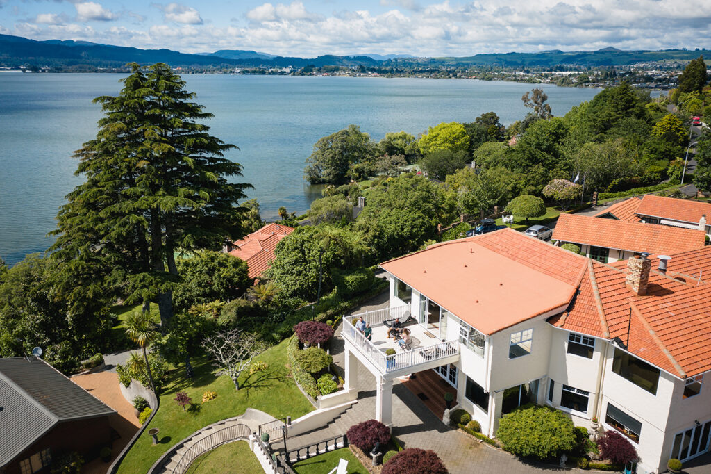 Rotorua luxury lodge representing growth in luxury tourism New Zealand