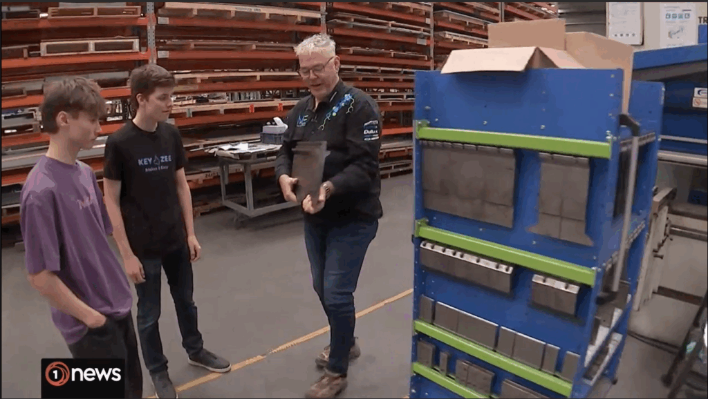 Students taking part in New Zealand’s Earn As You Learn manufacturing training programme