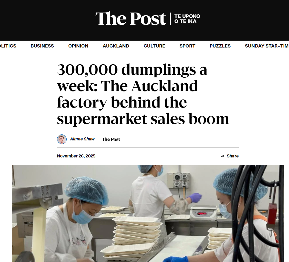 Screenshot of The Post coverage on Old Country Food expansion