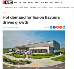 Screenshot of RNZ coverage on food ingredient expansi