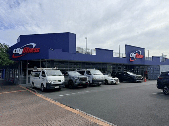 Exterior of a CityFitness gym in New Zealand
