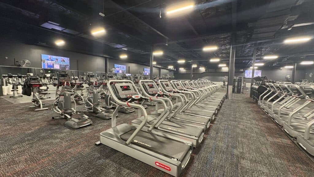 CityFitness gym interior supporting a campaign focused on physical activity in New Zealand.